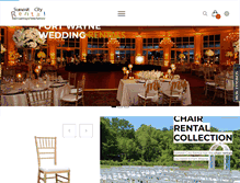 Tablet Screenshot of fortwayneweddings.com